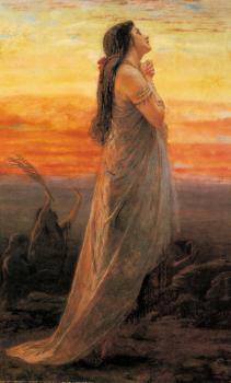 George Elgar Hicks : The Lament Of Jephthahs Daughter
